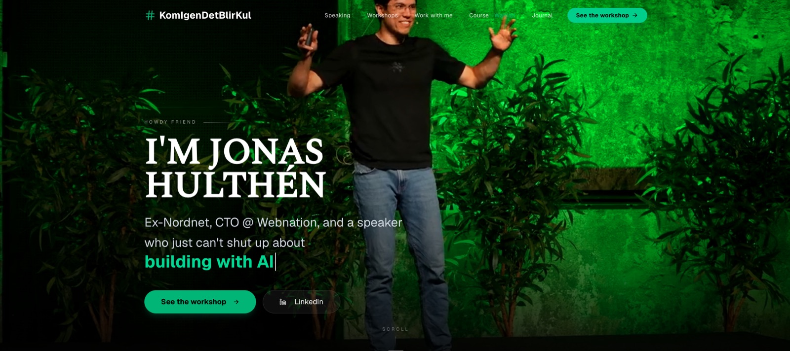 jonashulthen.com speaker site